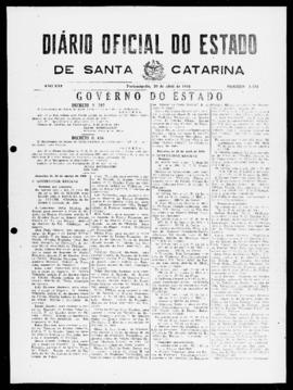 Diário Oficial do Estado de Santa Catarina. Ano 21. N° 5124 de 30/04/1954