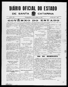 Diário Oficial do Estado de Santa Catarina. Ano 6. N° 1640 de 17/11/1939