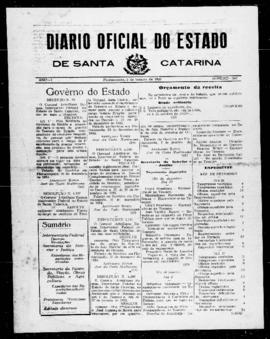 Diário Oficial do Estado de Santa Catarina. Ano 1. N° 242 de 03/01/1935