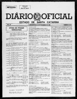 Diário Oficial do Estado de Santa Catarina. Ano 53. N° 13142 de 10/02/1987