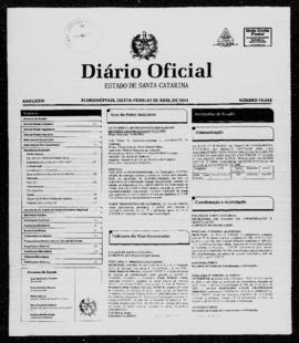 Diário Oficial do Estado de Santa Catarina. Ano 76. N° 19059 de 01/04/2011