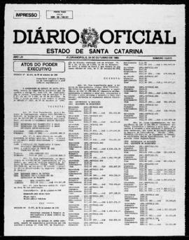 Diário Oficial do Estado de Santa Catarina. Ano 53. N° 13072 de 29/10/1986