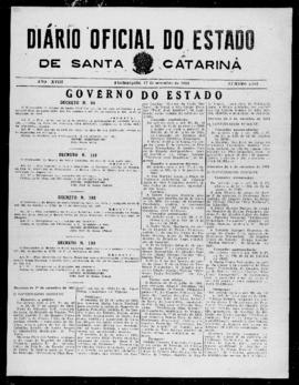 Diário Oficial do Estado de Santa Catarina. Ano 18. N° 4501 de 17/09/1951