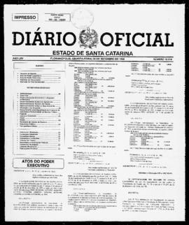Diário Oficial do Estado de Santa Catarina. Ano 65. N° 16014 de 30/09/1998