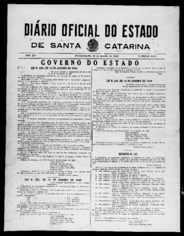 Diário Oficial do Estado de Santa Catarina. Ano 15. N° 3864 de 18/01/1949