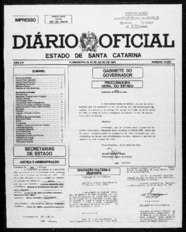 Diário Oficial do Estado de Santa Catarina. Ano 56. N° 14226 de 03/07/1991