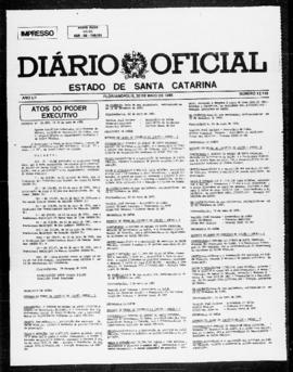 Diário Oficial do Estado de Santa Catarina. Ano 52. N° 12719 de 30/05/1985