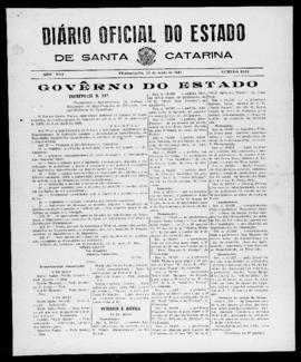 Diário Oficial do Estado de Santa Catarina. Ano 8. N° 2013 de 15/05/1941