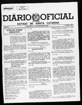 Diário Oficial do Estado de Santa Catarina. Ano 53. N° 13327 de 10/11/1987