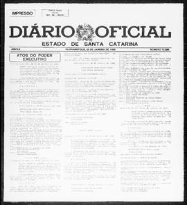 Diário Oficial do Estado de Santa Catarina. Ano 52. N° 12886 de 29/01/1986