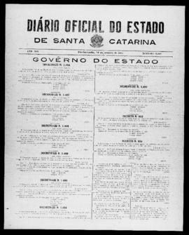 Diário Oficial do Estado de Santa Catarina. Ano 12. N° 3088 de 19/10/1945