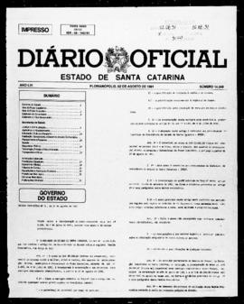 Diário Oficial do Estado de Santa Catarina. Ano 56. N° 14248 de 02/08/1991