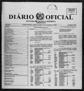 Diário Oficial do Estado de Santa Catarina. Ano 70. N° 17494 de 07/10/2004