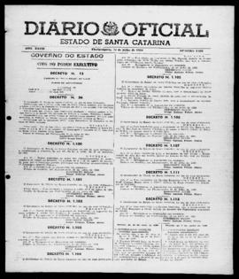 Diário Oficial do Estado de Santa Catarina. Ano 27. N° 6605 de 21/07/1960