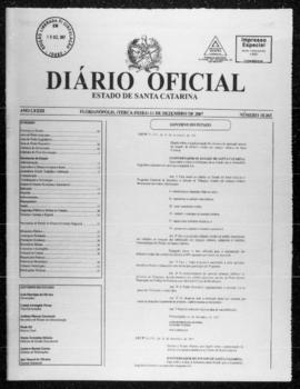 Diário Oficial do Estado de Santa Catarina. Ano 73. N° 18265 de 11/12/2007