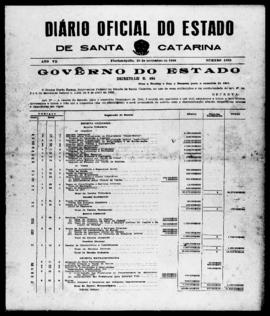 Diário Oficial do Estado de Santa Catarina. Ano 7. N° 1899 de 28/11/1940