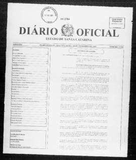 Diário Oficial do Estado de Santa Catarina. Ano 71. N° 17769 de 28/11/2005
