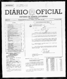 Diário Oficial do Estado de Santa Catarina. Ano 69. N° 16888 de 18/04/2002
