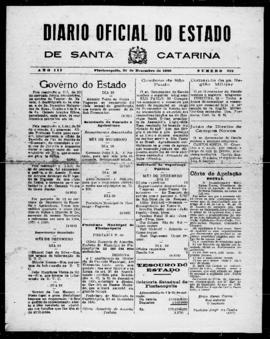 Diário Oficial do Estado de Santa Catarina. Ano 3. N° 822 de 31/12/1936