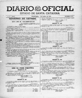 Diário Oficial do Estado de Santa Catarina. Ano 24. Nº 5913 de 08/08/1957