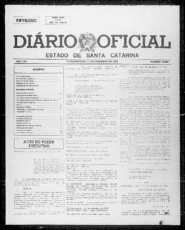 Diário Oficial do Estado de Santa Catarina. Ano 57. N° 14586 de 11/12/1992