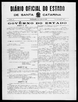 Diário Oficial do Estado de Santa Catarina. Ano 5. N° 1268 de 02/08/1938