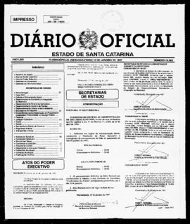 Diário Oficial do Estado de Santa Catarina. Ano 63. N° 15593 de 13/01/1997