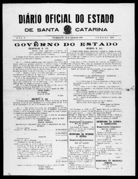 Diário Oficial do Estado de Santa Catarina. Ano 5. N° 1286 de 24/08/1938