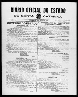 Diário Oficial do Estado de Santa Catarina. Ano 5. N° 1330 de 18/10/1938