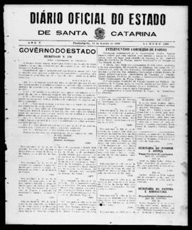 Diário Oficial do Estado de Santa Catarina. Ano 5. N° 1398 de 14/01/1939
