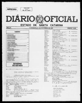 Diário Oficial do Estado de Santa Catarina. Ano 57. N° 14536 de 29/09/1992