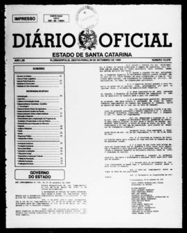 Diário Oficial do Estado de Santa Catarina. Ano 62. N° 15278 de 29/09/1995