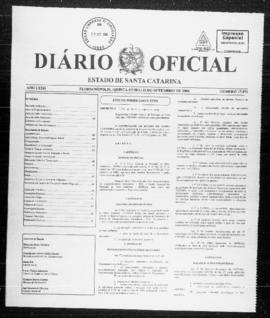 Diário Oficial do Estado de Santa Catarina. Ano 72. N° 17971 de 21/09/2006