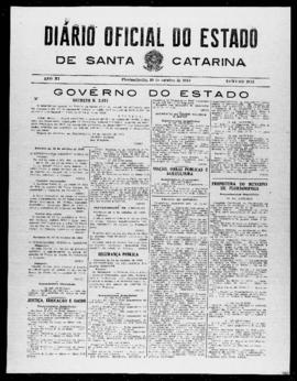 Diário Oficial do Estado de Santa Catarina. Ano 11. N° 2843 de 20/10/1944