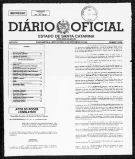 Diário Oficial do Estado de Santa Catarina. Ano 66. N° 16258 de 24/09/1999