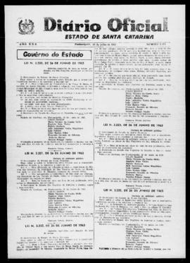 Diário Oficial do Estado de Santa Catarina. Ano 30. N° 7333 de 16/07/1963