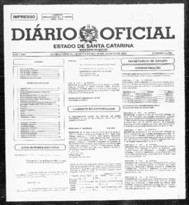 Diário Oficial do Estado de Santa Catarina. Ano 69. N° 16980 de 29/08/2002