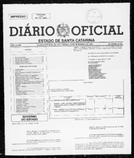 Diário Oficial do Estado de Santa Catarina. Ano 68. N° 16748 de 19/09/2001