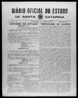 Diário Oficial do Estado de Santa Catarina. Ano 9. N° 2382 de 16/11/1942