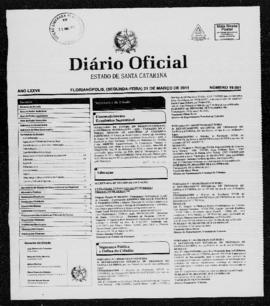Diário Oficial do Estado de Santa Catarina. Ano 76. N° 19051 de 21/03/2011