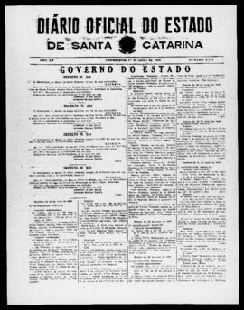 Diário Oficial do Estado de Santa Catarina. Ano 15. N° 3714 de 01/06/1948