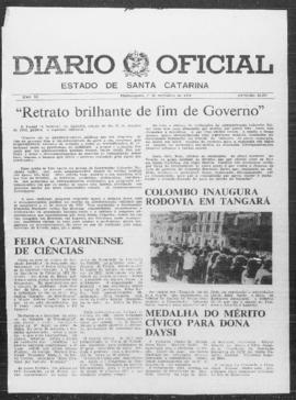 Diário Oficial do Estado de Santa Catarina. Ano 40. N° 10107 de 01/11/1974