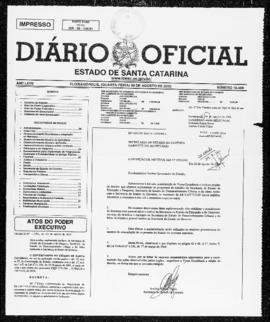 Diário Oficial do Estado de Santa Catarina. Ano 67. N° 16488 de 30/08/2000