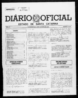 Diário Oficial do Estado de Santa Catarina. Ano 56. N° 14310 de 30/10/1991