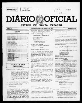 Diário Oficial do Estado de Santa Catarina. Ano 56. N° 14261 de 21/08/1991