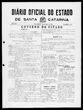 Diário Oficial do Estado de Santa Catarina. Ano 21. N° 5178 de 20/07/1954