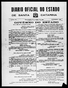 Diário Oficial do Estado de Santa Catarina. Ano 4. N° 992 de 10/08/1937