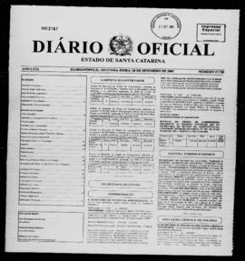 Diário Oficial do Estado de Santa Catarina. Ano 71. N° 17730 de 26/09/2005