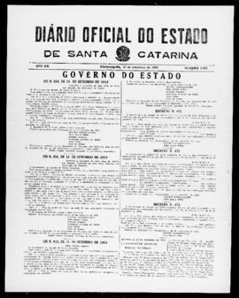 Diário Oficial do Estado de Santa Catarina. Ano 20. N° 4982 de 17/09/1953