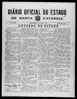 Diário Oficial do Estado de Santa Catarina. Ano 18. N° 4397 de 12/04/1951